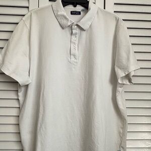 Made by Cam Newton White Short Sleeve Polo